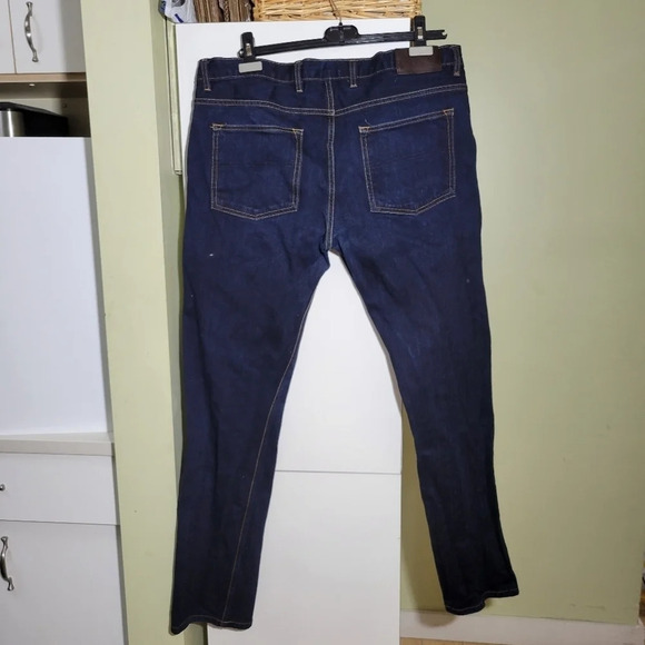 ❤️ 3 for $35 FRANK & Oak cooper slim fit straight leg dark denim jeans 38 x 34 - Picture 4 of 9